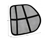 Ergonomická opierka chrbta Bekio - čierna