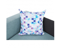 Rozkladacie kreslo s úložným priestorom Bella L - mentolová / sivá