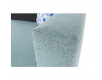 Rozkladacie kreslo s úložným priestorom Bella P - mentolová / sivá