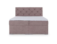 Čalúnená manželská posteľ s úložným priestorom Beneto 140 - ružová (Soro 61)
