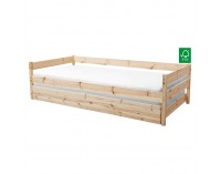 Drevená posteľ s roštom Beny 90 - prírodná