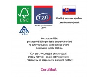 Drevená posteľ s roštom Beny 90 - prírodná