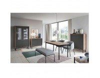 Komoda Bergen BK154 - dub jaskson hickory / grafit