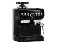 Pákový kávovar Berny - čierna / strieborná