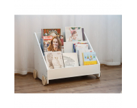 Detská knižnica s kolieskami Berus - biela