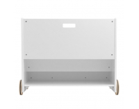 Detská knižnica s kolieskami Berus - biela