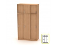Šatníková skriňa s posuvnými dverami Betty 4 BE04-010-00 - buk