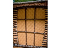 Záhradné kreslo z umelého ratanu Capitale - hnedá