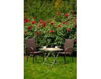 Záhradný set z umelého ratanu Piccolo - hnedá / svetlohnedá