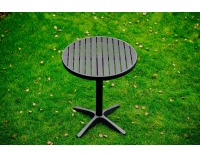 Záhradný set z umelého ratanu Poco - čierna / ecru