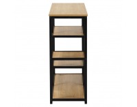 Regál Bilote New Typ 2 - čierna / dub