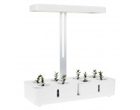 Inteligentný kvetináč s LED osvetlením Bior - biela