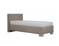 Čalúnená manželská posteľ s roštom Sendy 140 - béžová