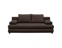 Rozkladacia pohovka s úložným priestorom Blum - hnedá