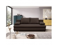 Rozkladacia pohovka s úložným priestorom Blum - hnedá