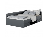 Posteľový rám s úložným priestorom Boat 120 - grafit