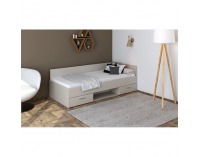 Posteľový rám s úložným priestorom Boat 90 - kašmír