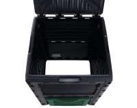 Záhradný kompostér Bobs 300 l - čierna / zelená
