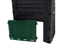 Záhradný kompostér Bobs 300 l - čierna / zelená