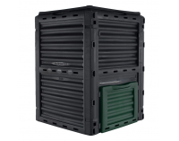 Záhradný kompostér Bobs 300 l - čierna / zelená