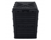 Záhradný kompostér Bobs 300 l - čierna / zelená