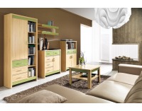 Skrinka Codi CD 7 - višňa cornwall / rainbow fialová