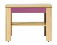 Konferenčný stolík Codi CD 1 - višňa cornwall / rainbow fialová