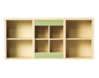 Detská izba Codi 3 - višňa cornwall / rainbow zelená