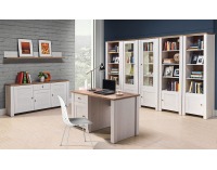 Vitrína Deluxe DX5 - smrekovec sibiu / dub