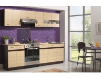 Kuchyňa Eliza 240 - dub wenge / rijeka svetlá / dub wenge