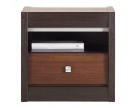 Nočný stolík Forrest FR 18 - dub milano / orech tmavý