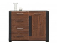 Dvojdielna komoda Naomi NA 2 - orech / wenge