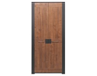 Šatníková skriňa Naomi NA 7 2D - orech / wenge