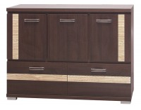 Komoda Orest C OR 4 - sonoma tmavá / sonoma truffle