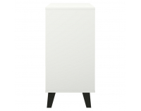 Jednodverová komoda so zásuvkou Bogan 1D3S - biela