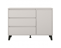 Jednodverová komoda so zásuvkou Bogan 1D3S - kašmír