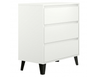 Zásuvková komoda Bogan 3S/70 - biela