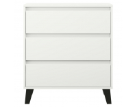 Zásuvková komoda Bogan 3S/70 - biela