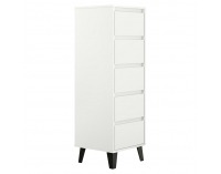 Zásuvková komoda Bogan 5S/40 - biela
