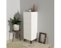 Zásuvková komoda Bogan 5S/40 - biela