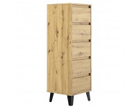 Zásuvková komoda Bogan 5S/40 - dub artisan