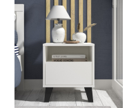 Nočný stolík Bogan Uno 1S - biela