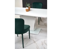 Rozkladací jedálenský stôl Bonari - biela