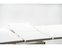 Rozkladací jedálenský stôl Bonari - biela