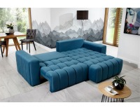 Rohová sedačka s rozkladom a úložným priestorom Bonta L - žltá