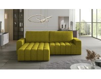 Rohová sedačka s rozkladom a úložným priestorom Bonta L - žltá