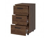 Kontajner na kolieskach Boras 3S - dub hnedý