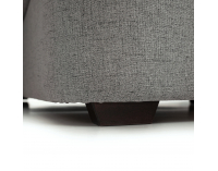 Rohová sedačka U s rozkladom a úložným priestorom Born U P - sivá