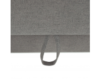 Rohová sedačka U s rozkladom a úložným priestorom Born U P - sivá