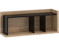 Polica Box BOX-04 - sonoma svetlá / čierna